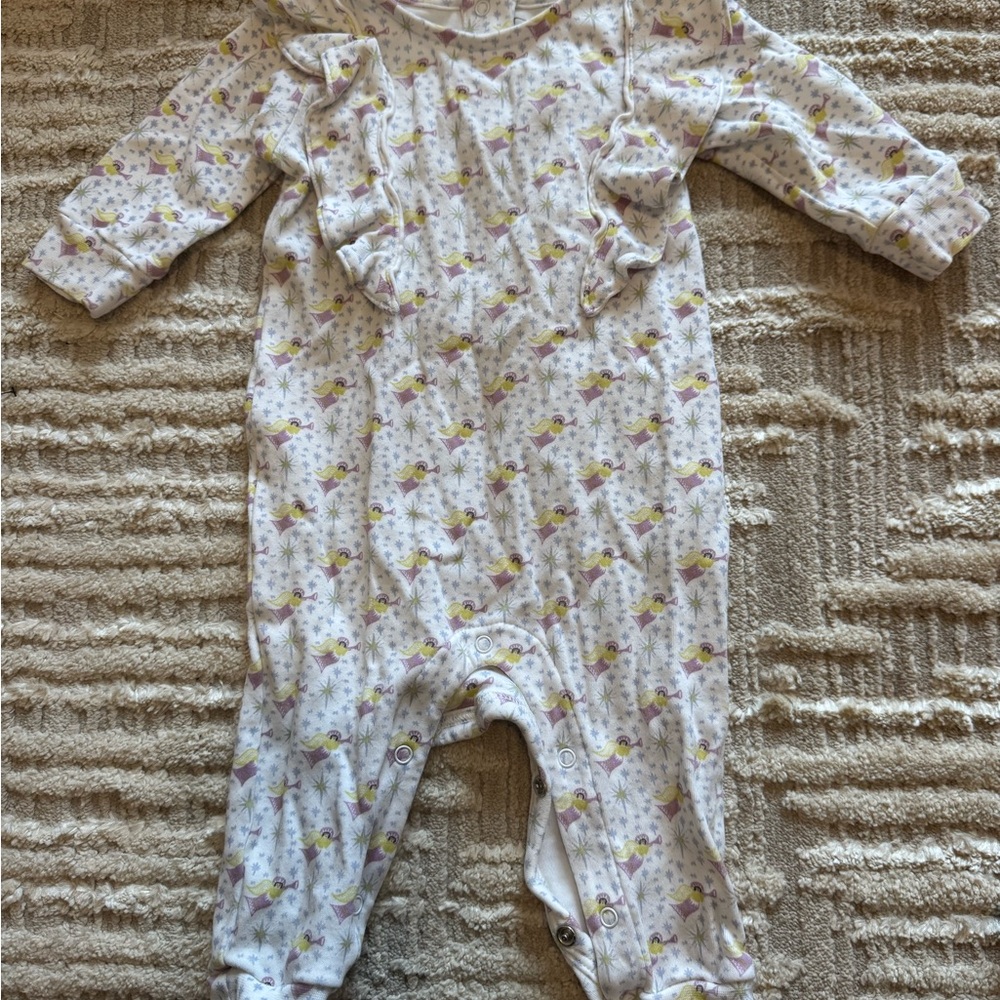 Charming Kids One Piece in White and Yellow